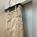 DKNY Vintage Jeans | Tan Pleated Y2K Full Skirt Women’s Size 8 Medium M Photo 3