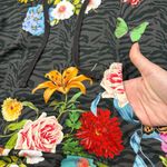 Johnny Was Blooming Breeze Pullover Hoodie Camo Grey Black Sz XS Boho Casual EUC Photo 7