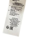 Sandro Paris Embroidered Sleeve Classic Tee T-Shirt Mustard White 3 US Large Photo 12