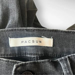 PacSun Women's Stretch Black Ripped Raw Hem Vintage Skinny Jeans Sz 25 | EUC Photo 10