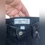 Abercrombie & Fitch  Curve Love Distressed‎ High Rise Mom Jeans Size 2S/26 Photo 2