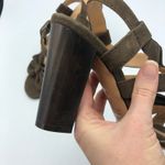 Nanette Lepore Nanette Lapore Brown Leather Strappy Heeled Sandal Womens 6 Bow Coquette Summer Photo 5