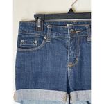 BDG  Blue Denim Shortie Medium Wash Cut Off‎ Low Rise Denim Shorts Size 26 Photo 3