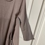 Gauze Brown front pockets Women's dress 100% Cotton Tan Size undefined Photo 5