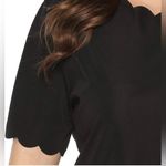 Women's Tops Round Neck Short Sleeve Solid Elegant Casual Tunic Sz large Black Photo 3