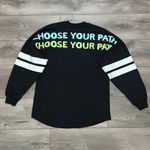 Star Wars Disney Parks  Limited Edition Spirit Jersey Sweatshirt Black Size XS‎ Photo 3