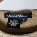 Patrick Tricot M Gold Shimmering Pullover Top Size M Photo 2