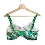 Diane Von Furstenberg DVF For Target Geranium Leaf & Sea Twig Bralette Green Size XXL Boho Coastal Photo 8