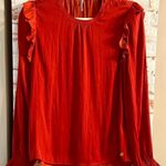 Scotch & Soda  Vibrant Red Ruffle Blouse Photo 0