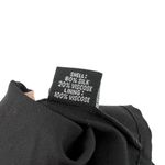 Karina Grimaldi Black Pink Floral Print Silk Surplice Neck Mini Dress XS Photo 12