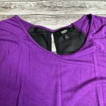 Mossimo Women's Blouse Top Shirt Dolman Batwing Purple Black Sheer S SM Small Photo 4