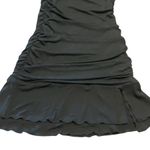 Miyedonz Black‎ Halter Dress Sleeveless Ruched Party Cocktail Black Photo 2