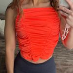 Free People Movement NWT FP Movement Shirr Enough Crop Tank Medium neon coral Photo 1