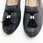 Aerosoles Black Plaid Touchpad Heel Rest Tassel Block Heels Loafers, Size 7.5 Photo 11