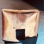 PINK - Victoria's Secret  Gold Metallic Crossbody Bag Photo 3