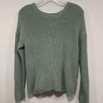 Lucky Brand   lace up tieback sweater! Teal/ Robins egg blue women’s size small! Photo 4