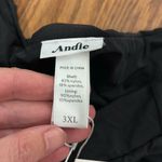 ANDIE Bikini Set Santorini Top High Waisted Cheeky Bottom White Black XXXL NWT Photo 6