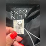 Expo Nite Black Long Sleeve Lace Formal Body Lined Dress Size 12 New MIDI Photo 1