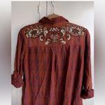 Free People NWot  embellished plaid shirt Photo 10