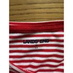 Lands' End  Women Size Small Christmas Holiday Snowflake Long Sleeve Shirt Stretch Photo 2