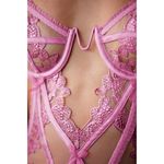 For Love & Lemons 💕💕 Grace Bodysuit ~ Mauve Lace Medium XS NWT Photo 6