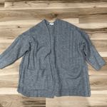 Topshop  Long Line Cozy Knit Oversized Cardigan Grey Women’s Small Photo 1
