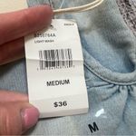 Ymi  NWT Jeans Kozy Fit Knit Denim Shorts High Rise Light Wash Blue Size  Medium Photo 5