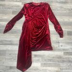 Jessakae NWT red velvet long sleeve bodycon mini dress size 2XL P13 Photo 1