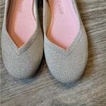 Rothy’s Gold Sparkle Round Toe Slip On Flats Womens 6 Classic Comfort Preppy Photo 1
