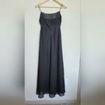 Vintage Michaelangelo Black Cowl Y2k Gothic Wimsigoth Vamp Dress Size 8 Photo 4