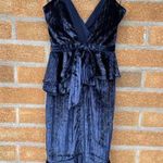 Yumi Kim  DYNASTY VELVET DRESS MIDNIGHT TWINKLE XS Photo 8