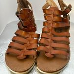 Mossimo Supply Co MOSSIMO pair of 8 1/2 lightly used sandals. Beautiful tan color. Photo 0