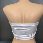 Rhonda Shear Angel Seamless Underwire Bandeau Bra Size Large Unlined White Photo 3