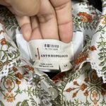 Anthropologie Printed Buttondown Midi Shirt Dress In Botanical Motif Sz LP Photo 9