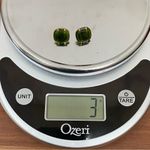 Vintage Unsigned Faux Jade Square Green Resin? Stud Post Earrings 3g Photo 10