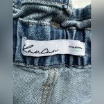 Kancan NWT women’s size 28 paper bag waist denim shorts Blue Photo 1