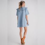 Evereve Mable Peter Pan Collar Denim Dress small Photo 7