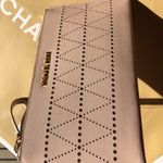 Michael Kors  Large Zip Leather Clutch Ballet Pink Photo 2