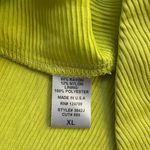 IC Collection Lime Ribbed Single Button Asymmetrical Jacket Photo 12