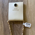 Urban Outfitters  Gold Caterina Pearl Cross Necklace NWT Photo 3