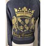 Juicy Couture Vintage Y2K  Velour Zip Up Sweatshirt Small Photo 5