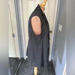 Harper Francesca’s  Gray Jersey Knit Vest With Zipper‎ Accent Photo 2