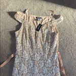 Candalite  Beige Maxi Sequin Lace Dress SIZE XL Photo 2