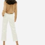Everlane NWT The Straight-Leg Crop in Bone - Size 14 Photo 9