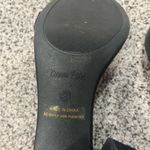 Dream Paris  Black Faux Suede Block Heel Pumps Open Toe Ankle Strap Size 8.5 Photo 5