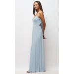 After Six  Tie-Back Cutout Maxi Dress With Front Slit In Mist Size 14 Photo 8