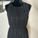 Charming Charlie Black Hi-Lo Sheer Dress, size M Photo 2