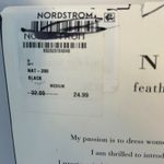 Natori  Feather Lace Net Tights Black Medium Sheer Patterned Hosiery Photo 6