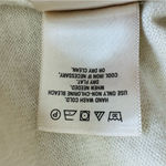 Anthropologie MOTH  Ivory Cream Ruffle Sweater Blouse with Sheer Sleeves Size M Photo 9