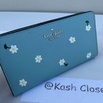 Kate Spade embroidered Large slim bifold wallet Photo 0